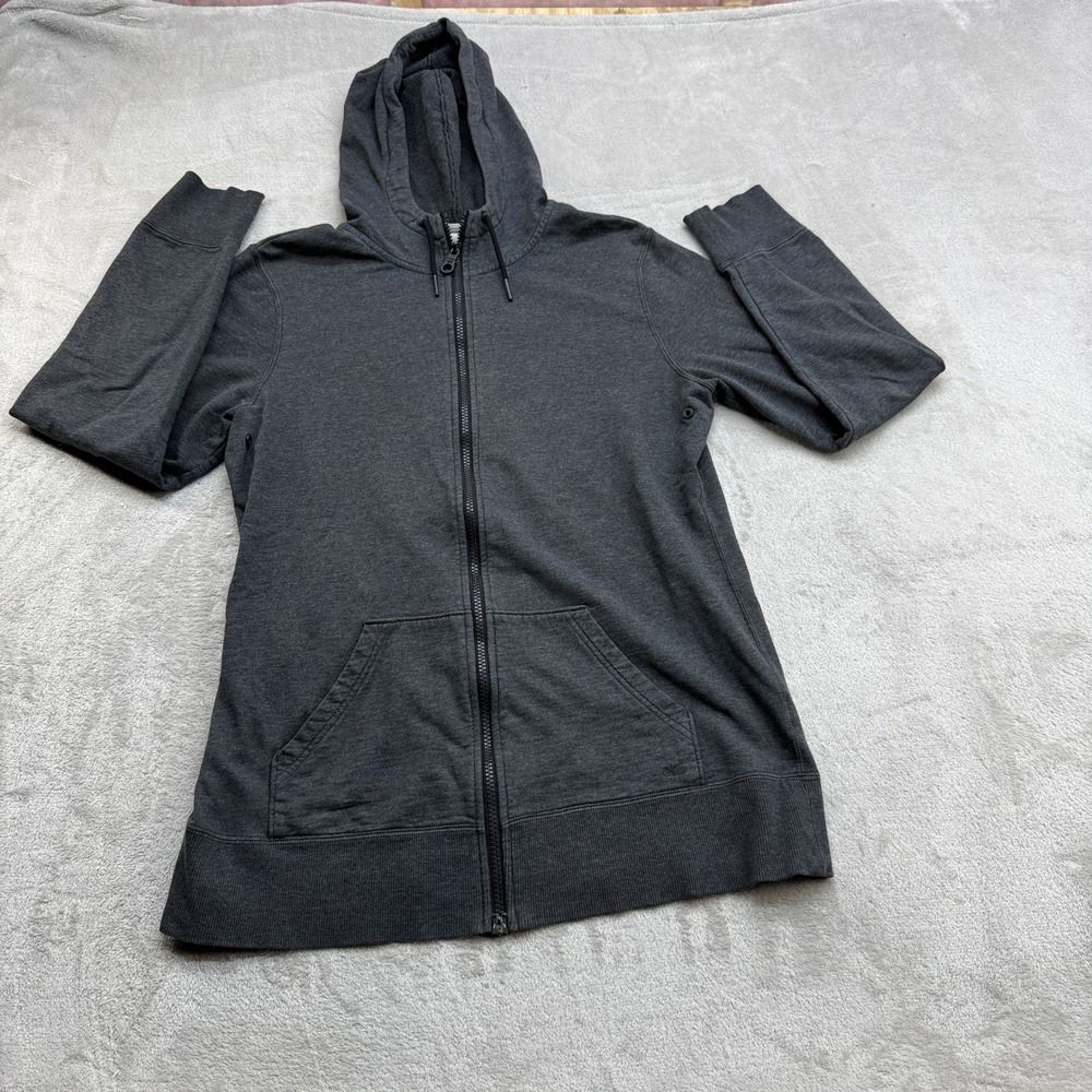 Vintage Nike 6.0 Full Zip Hoodie Women's XL Grey Cotton Sporty Skater Gorpcore